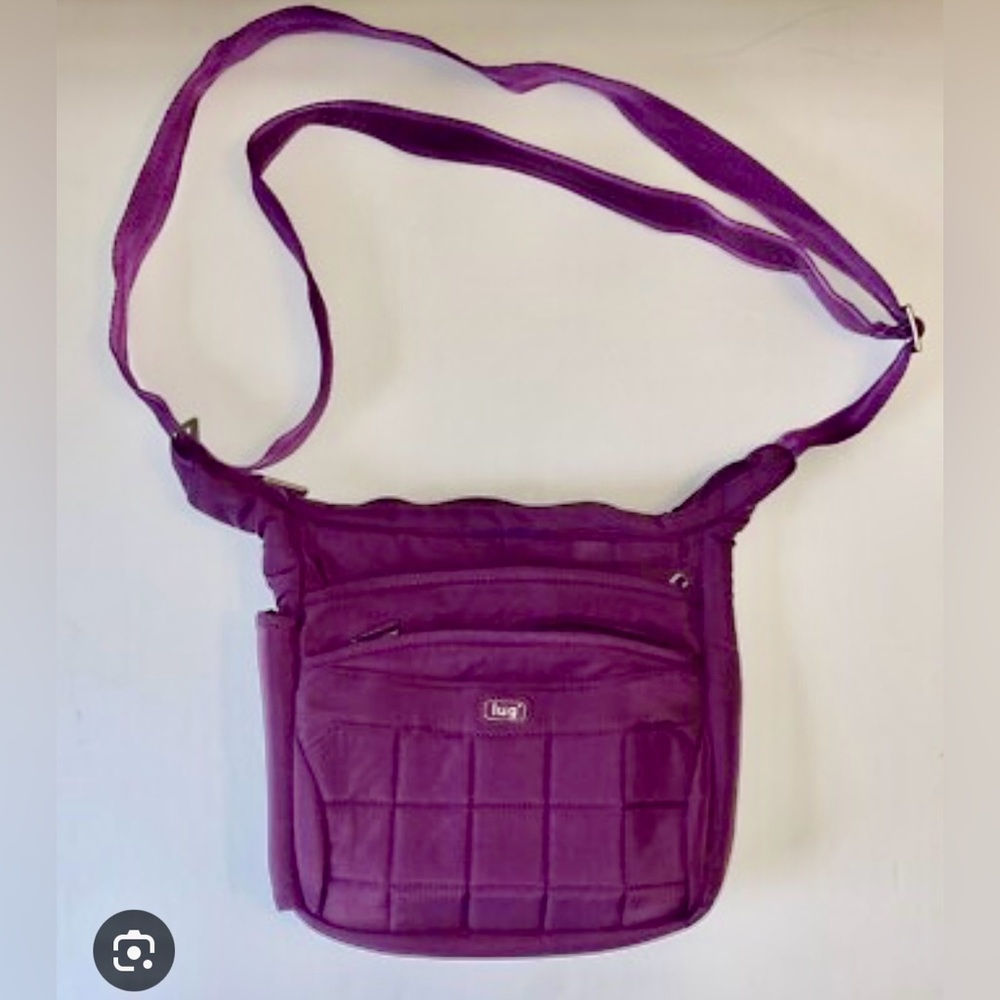 Lug Mini Flapper Women's Crossbody Bag in Plum